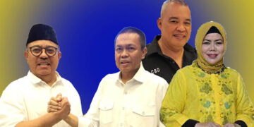 Bacalan Gubernur dan wakil gubernur, Tony Uloli-Rustam Akili (TURA), Idah Syahidah dan Charles Budi Doku (CBD).