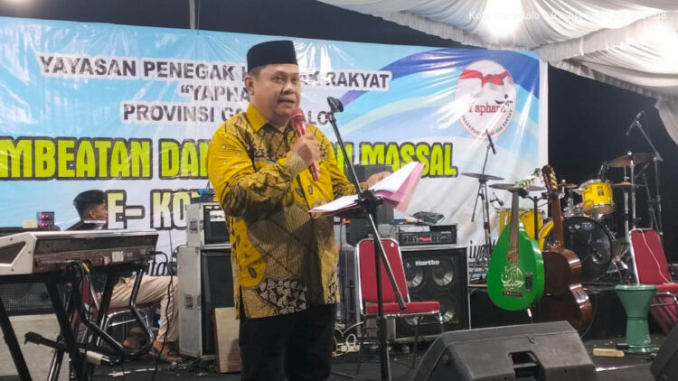 Ketua Yayasan Yaphara Provinsi Gorontalo, Irfan Gani.