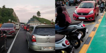 Tangkapan layar suasana di area jembatan Haya-haya, Jalan Gorontalo Outher Ring Road.