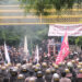 Aksi demo ratusan mahasiswa di depan Kantor DPRD Provinsi Gorontalo, Jumat (23-8-2024). Foto : Lukman Polimengo/mimoza.tv.