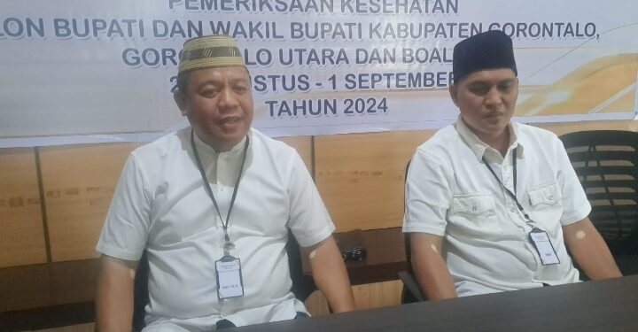 Pemeriksaan kesehatan Bapaslon SYAH.