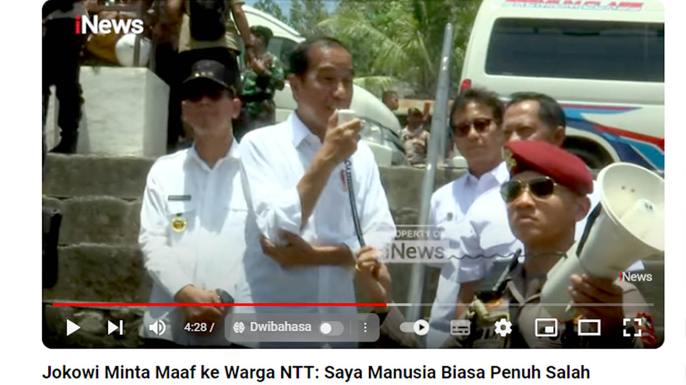 Before leaving the presidential chair, Jokowi apologizes – Mimoza TV