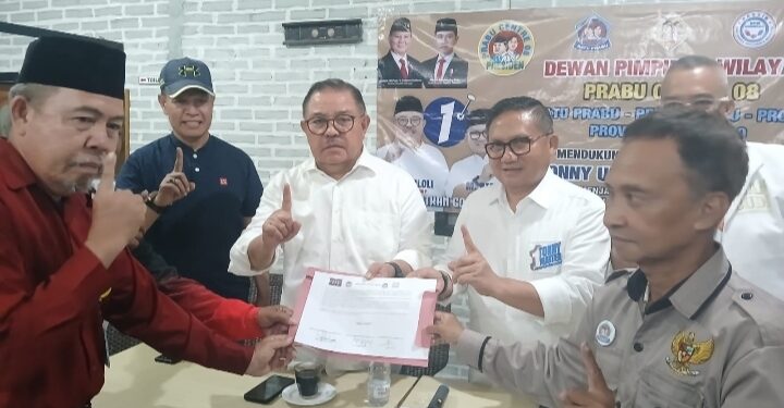 Pendukung Akar Rumput Prabowo di Gorontalo Nyatakan Dukungan untuk Paslon Tonny-Marten.