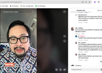 Tangkapan layar, video dari akun Tiktok Erwin Ismail.