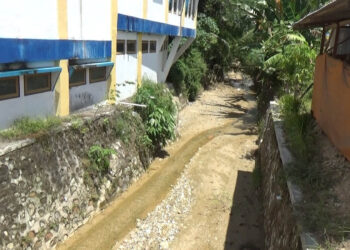Dua bangunan liar yang berdiri di bantaran sungai wilayah Desa Pentadio Timur, Kecamatan Telaga Biru, Kabupaten Gorontalo, diduga menabrak aturan dan mengabaikan perintah pembongkaran dari pemerintah daerah. Foto : Tim Mimoza TV.