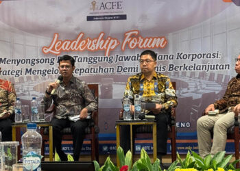 jadi tampil sebagai pembicara utama dalam Leadership Forum yang digelar oleh Association of Certified Fraud Examiners (ACFE) Indonesia Chapter, organisasi profesi anti-fraud terbesar di Tanah Air.