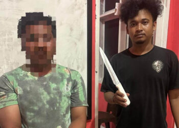 Polsek Kota Utara yang di back up Tim Resmob Rajawali Polresta Gorontalo Kota berhasil mengamankan terduga pelaku penganiayaan yang terjadi di Kelurahan Tapa Kecamatan Sipatana Kota Gorontalo pada  Minggu (4/5/2025)