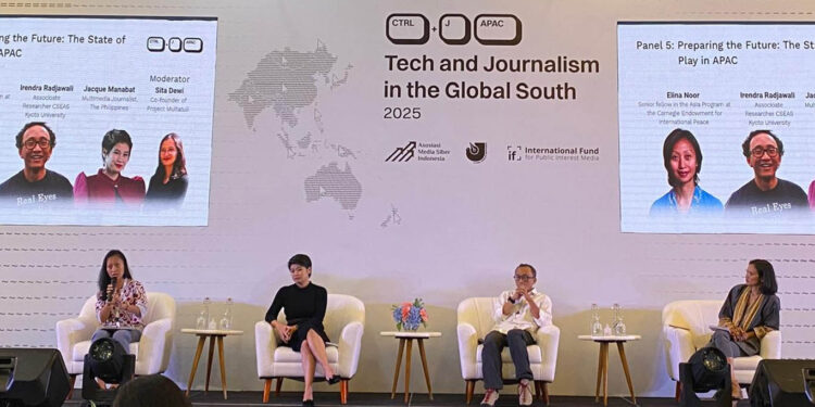Asosiasi Media Siber Indonesia (AMSI), Aliansi Jurnalis Independen (AJI) dan International Fund for Public Interest Media (IFPIM) tengah menggelar konferensi regional CTRL+J APAC 2025.