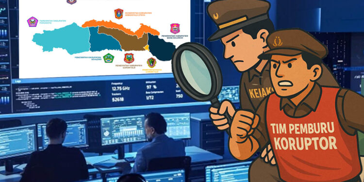 Gambar ilustrasi penggeledahan.