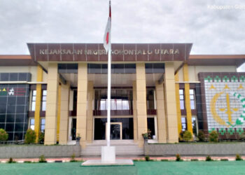 Kejaksaan Negeri Gorontalo Utara. Foto: Lukman/mimoza.tv.