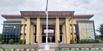 Kejaksaan Negeri Gorontalo Utara. Foto: Lukman/mimoza.tv.