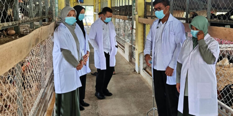 Kalapas Gorontalo, Sulistyo Wibowo, bersama jajaran, melakukan kunjungan ke BRMP pada Senin (27/10/2025).