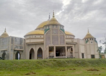 Masjid jabal Iqro, Gorontalo Utara. Foto: Lukman/mimoza.tv.