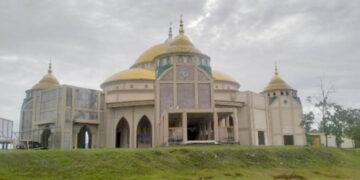 Masjid jabal Iqro, Gorontalo Utara. Foto: Lukman/mimoza.tv.