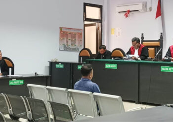 Majelis Hakim Pengadilan Tipikor Gorontalo menjatuhkan vonis empat tahun penjara kepada Hasan Adam alias Ukin, terdakwa dalam perkara korupsi Kredit Usaha Rakyat (KUR) fiktif pada PT Bank Rakyat Indonesia (Persero) Tbk Unit Kwandang, Kabupaten Gorontalo Utara.