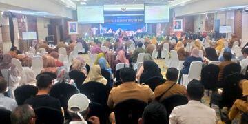 Kegiatan Gorontalo Economic Outlook (GEO) 2025 yang digelar di Kantor BI, Selasa (4/11/2025). Foto: Lukman/mimoza.tv