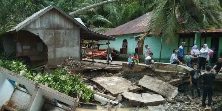 Foto bencana banjir dan longsor di Sumatera. Foto: BNPB.