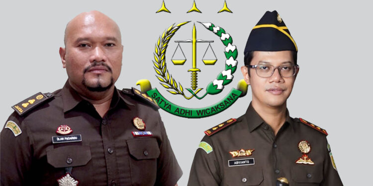 Dari kiri ke kanan gambar, Olan Laurance Hasiholan Pasaribu dan Dr. Abvianto S.H., M.H.,