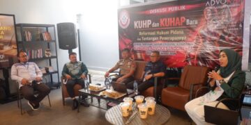Diskusi bertema “KUHP dan KUHAP Baru: Reformasi Hukum Pidana dan Tantangan Penerapannya” yang digelar olehKongres Advokat Indonesia (KAI) Provinsi Gorontalo, Jumat (9/1/2026). Foto: Lukman/mimoza.tv