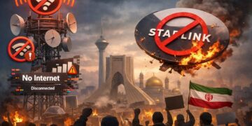 Ilustrasi starlink lumpuh