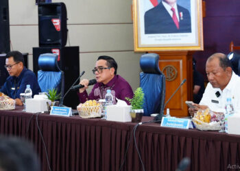High Level Meeting (HLM) yang digelar di Ballroom Saronde, Kantor Perwakilan Bank Indonesia Provinsi Gorontalo, Rabu (4/2/2026). Foto: Humas KPwBI Gorontalo.