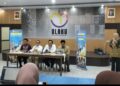 Kegiatan Ngopi Bareng Insan Media (PIRAMIDA) di Galeri Olaku, Jumat (20/2/2026),