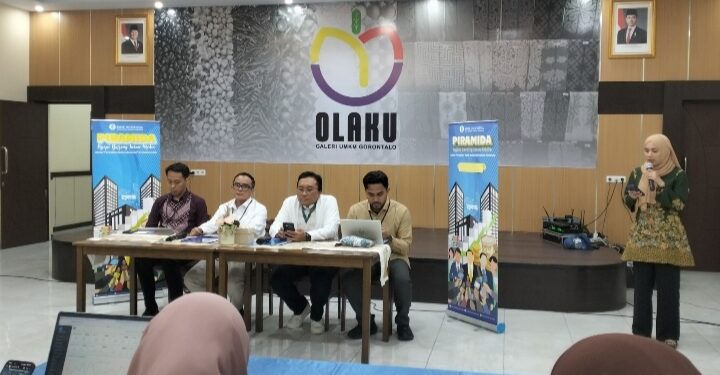 Kegiatan Ngopi Bareng Insan Media (PIRAMIDA) di Galeri Olaku, Jumat (20/2/2026),