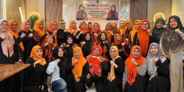 Foto bersama usai Rapat Pleno I, DPW Srikandi Pemuda Pancasila Provinsi Gorontalo.