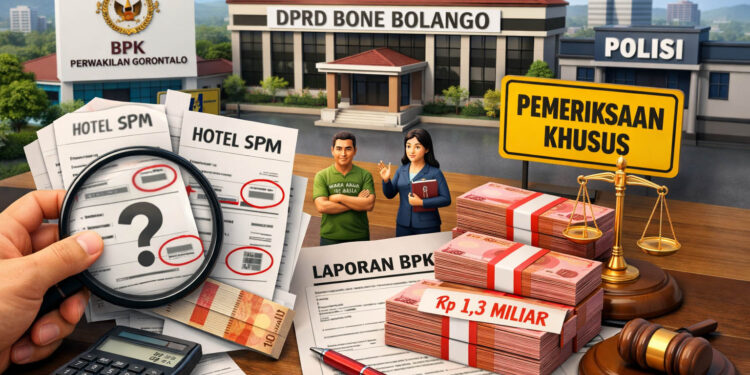 Ilustrasi anggaran Perdis DPRD Bone Bolango.