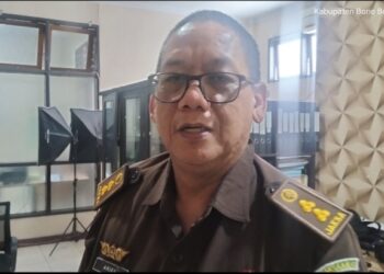 Kepala Seksi Penerangan Hukum (Kasi Penkum) Kejati Gorontalo, Arief Mulya Sugiharto. (Foto, Lukman.