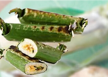 Ilustrasi kue Lalampa.