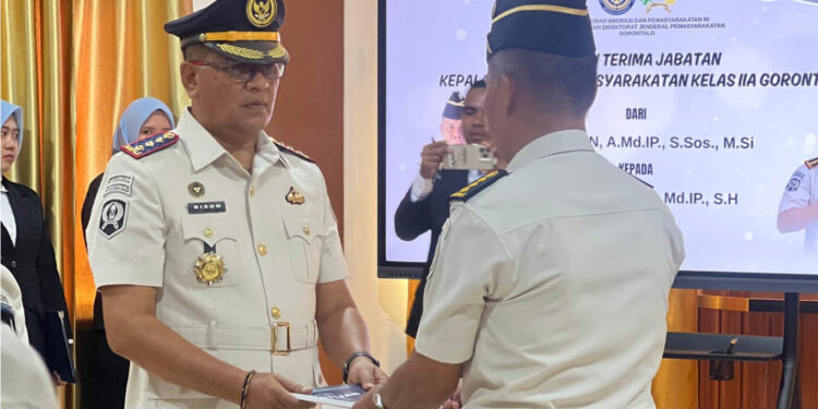 Sertijab Kalapas Kelas IIA Gorontalo.
