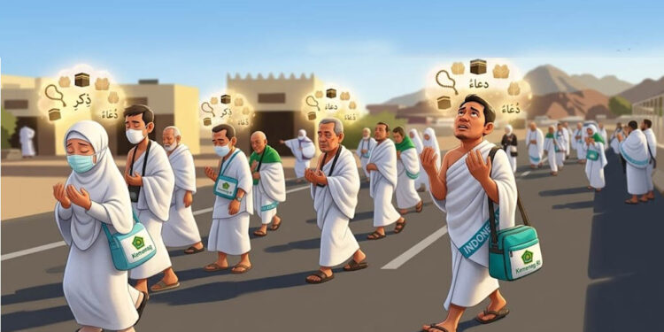 Gambar ilustrasi jamaah calon haji