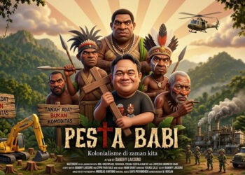 Ilustrasi film dokumenter Pesta Babi, dan sutradaranya, Dhandy Laksono