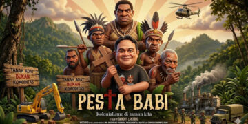 Ilustrasi film dokumenter Pesta Babi, dan sutradaranya, Dhandy Laksono