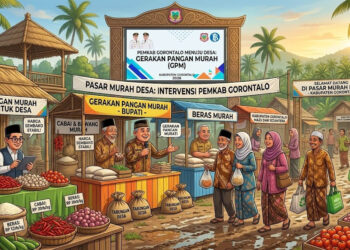 Gambar ilustrasi gerakan pangan murah.