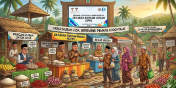 Gambar ilustrasi gerakan pangan murah.