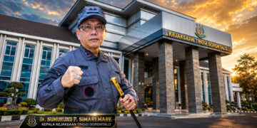 Kepala Kejaksaan Tinggi (Kajati) Gorontalo, Dr. Sumurung P. Simaremare. Foto ilustrasi AI.