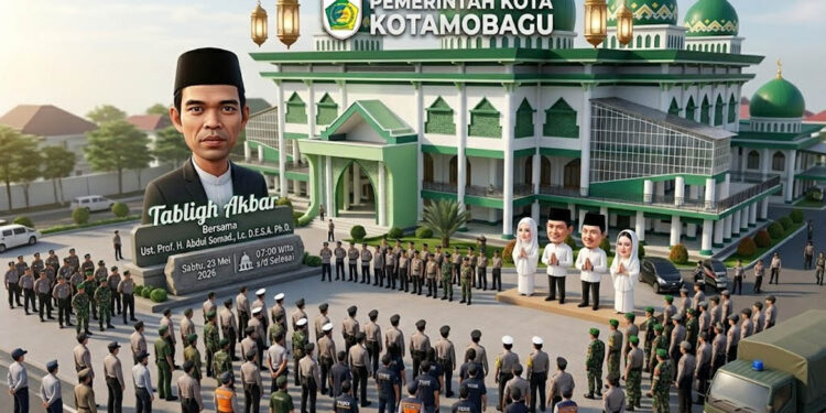 Foto ilustrasi Tabligh Akbar Ustadz Abdul Somad di Kotamobagu, Sulawesi Utara.
