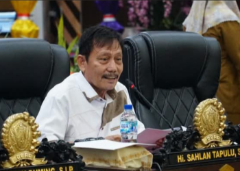 Ketua Komisi I DPRD Kotta Gorontalo, Sahlan Tapulu.