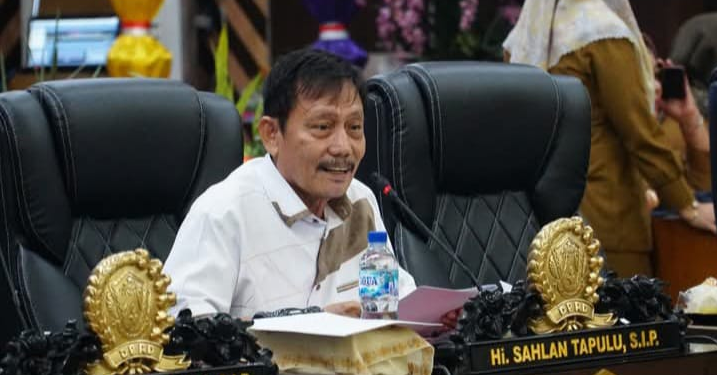 Ketua Komisi I DPRD Kotta Gorontalo, Sahlan Tapulu.